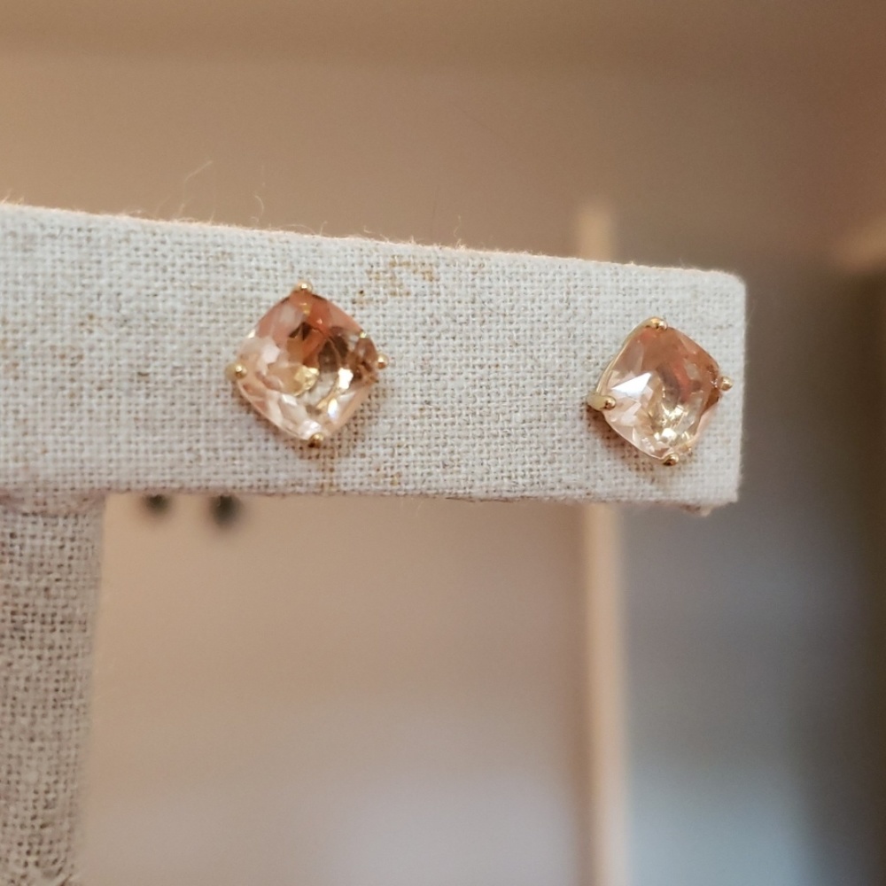 Stella and Dot Pink Luxe Studs
